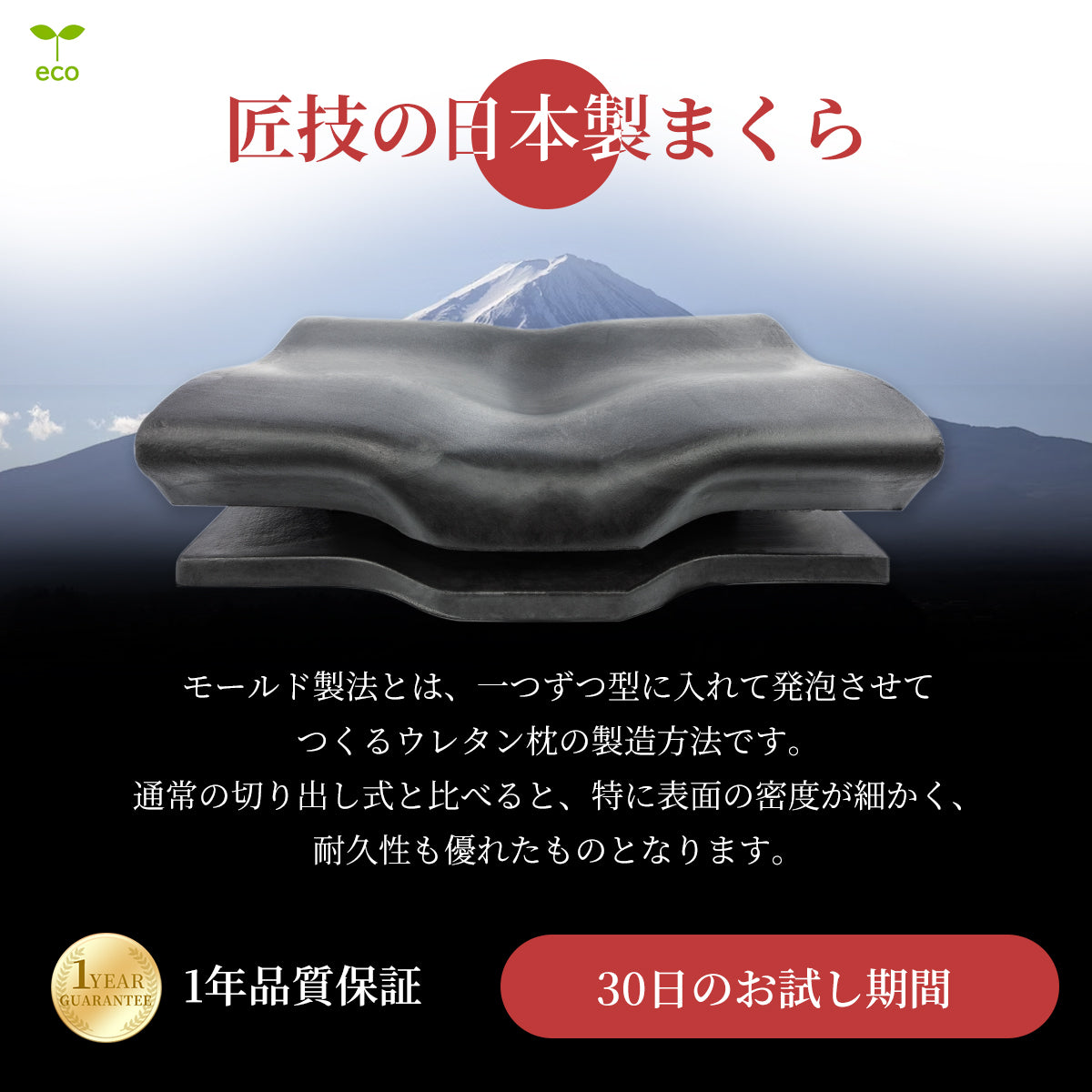 【HILO1】プレミアム低反発枕 人間工学に基づいたデザイン 高さ調節可能 竹炭配合