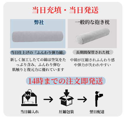 【dc-bp】】円柱抱き枕 日本製 90cm 120cm 3色選べる 抱き枕