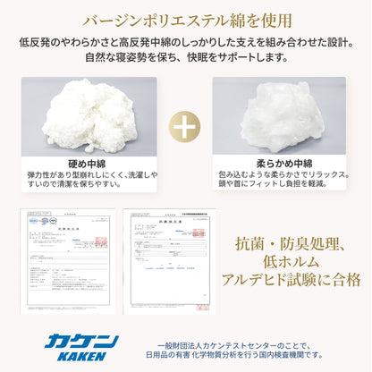 [dc-nlp]枕 日本製 低反発 高反発 快眠サポート 安眠
