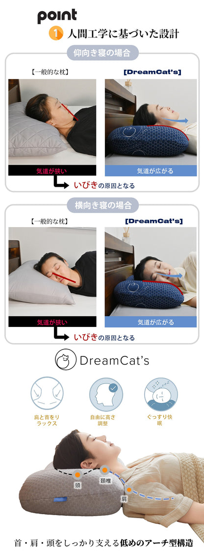 【dc-hsz 】枕 日本製 55x30 高さ調整 専用カバー